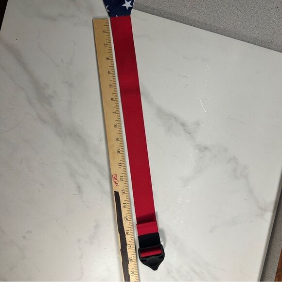 Kavu Spectator red, white & blue flag waist bag fanny pack, adjustable strap Y2K - Picture 12 of 12